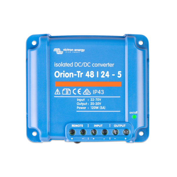 Orion-Tr 48/24-5A (120W) Isolated DC-DC converter