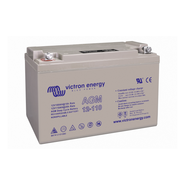 12V/110Ah AGM Deep Cycle Battery (M8)