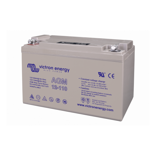12V/110Ah AGM Deep Cycle Battery (M8)