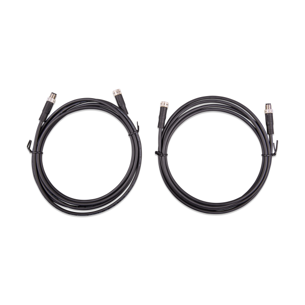 M8 circular connector Male/Female 3 pole cable 5m (bag of 2)